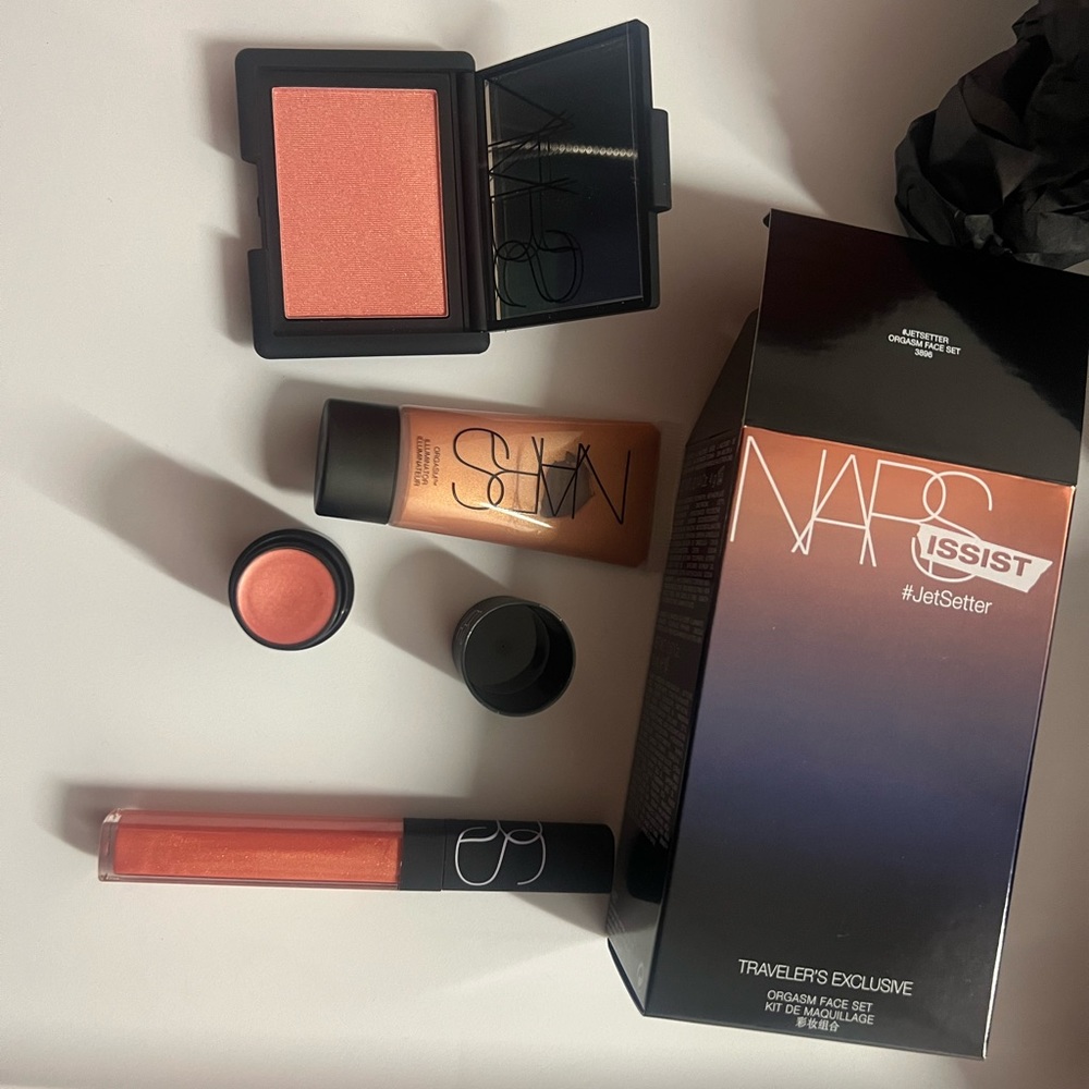 NARS narsissist jetsetter orgasm face set travelers exclusive 2 Full-size 2 Mini